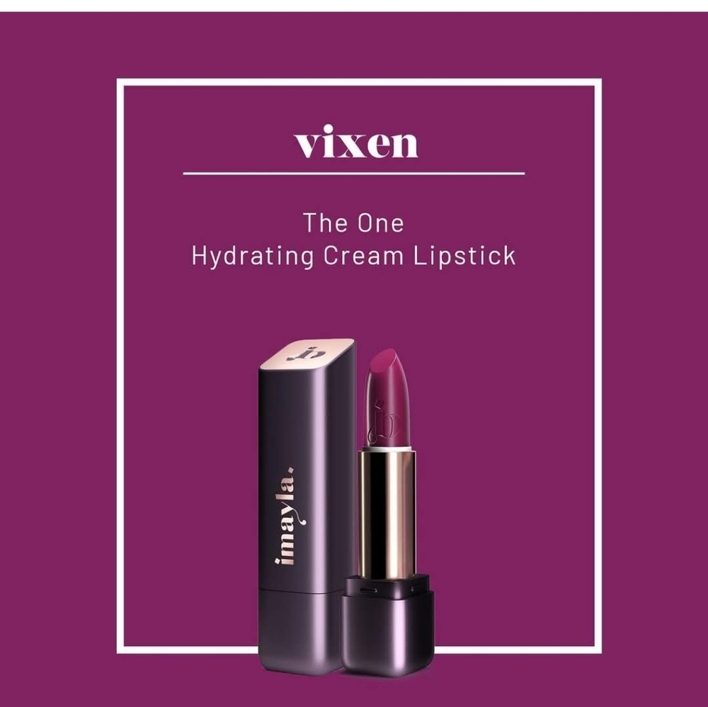 NEW Imayla VIXEN The One Hydrating Cream Lipstick  LONG WEARING